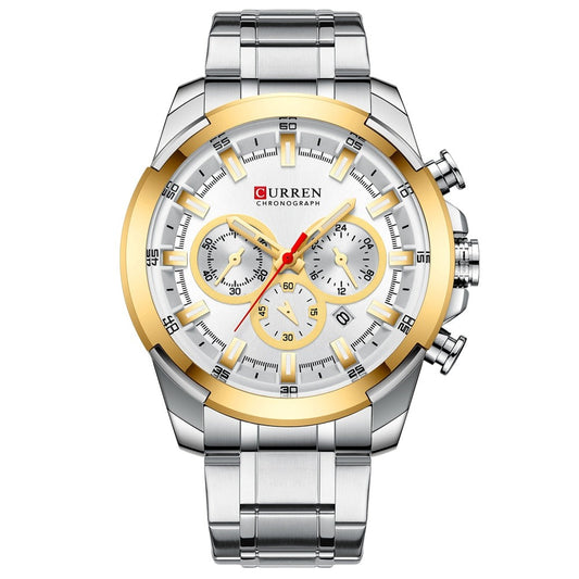 Relógio masculino Social Luxo - MH - Curren - MH Jewelry & Co.